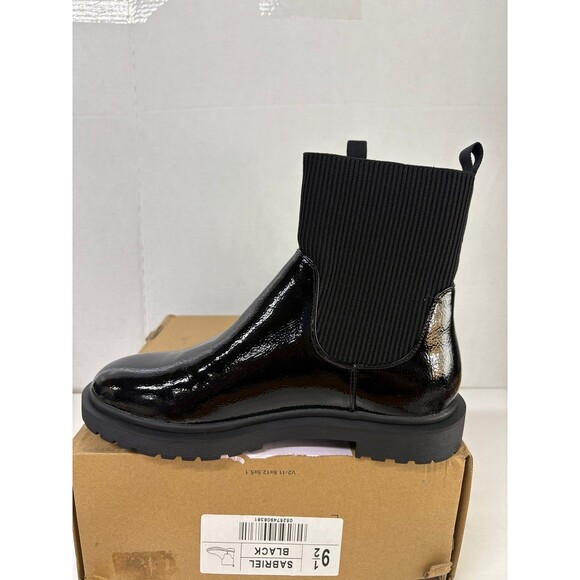 Journee Collection Women's Black Sabriel Slip-On Sock Booties Boots Size 9.5M - Picture 2 of 6